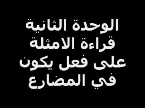 بشتو الوحدة الثانية قراءة الامثلة ص8