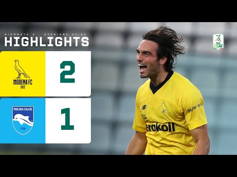 Modena-Pescara 2-1| GLIOZZI e SERSANTI completano la rimonta, il Modena torna in vetta |HL Serie BKT
