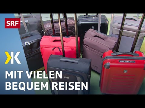 Koffer im Test: Viele sind fürs Handgepäck gut geeignet | 2017 | Kassensturz | SRF