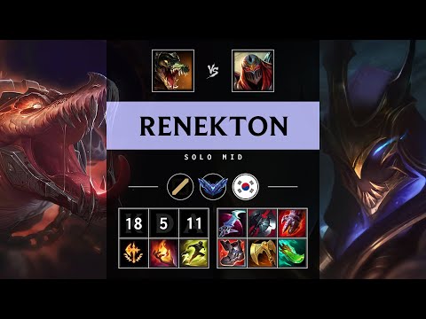 Renekton Mid vs Zed - KR Diamond Patch 25.19