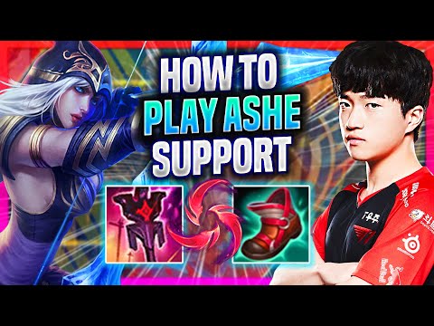 LEARN HOW TO PLAY ASHE SUPPORT LIKE A PRO! - T1 Keria Plays Ashe Support vs Amumu! | Preseason 2023