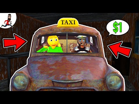 Granny Taxi vs Baldi vs Scary teacher vs Ice Scream ★ Funny horror Animation Granny and Grandpa