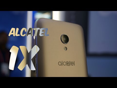 Alcatel 1x Android Go Phone Hands on, Go Apps, Camera at MWC 2018