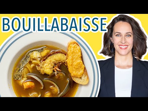 Easy Bouillabaisse Recipe - French Fish Stew with Rouille - How to Make Bouillabaisse