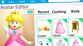 MAKING PRINCESS PEACH A ROBLOX ACCOUNT