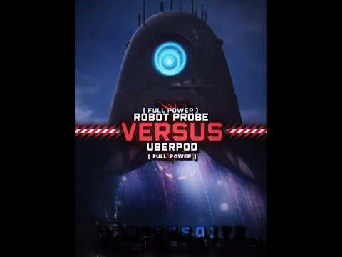 Robot Probe vs Uberpod #monstersvsaliens #waroftheworlds