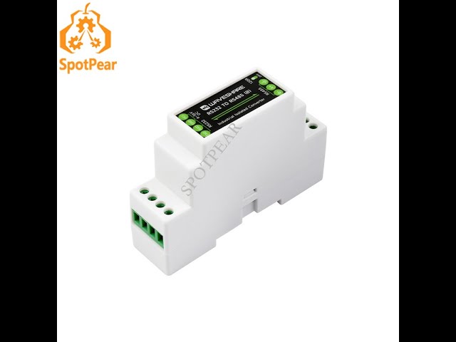 Vídeo relacionado con CQRobot Pasivo RS-232 a RS-485 Puerto Serie Conversión Adaptador con Indicador de Estado, Transmisión Bidireccional, Protección contra Sobretensiones de 15kV ESD y 600W, Admite 32 Nodos.
