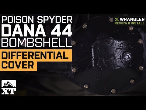 Jeep Wrangler Poison Spyder Dana 44 Bombshell Differential Cover (1997-2018) Review & Install