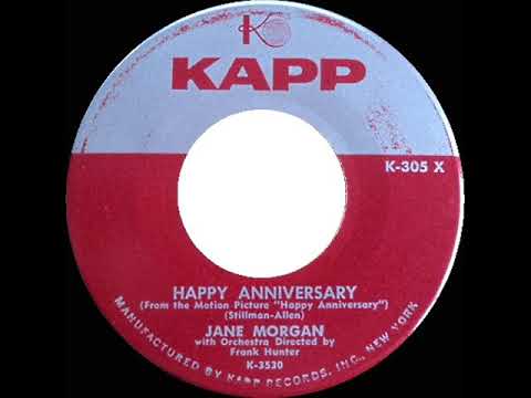 1959 Jane Morgan - Happy Anniversary