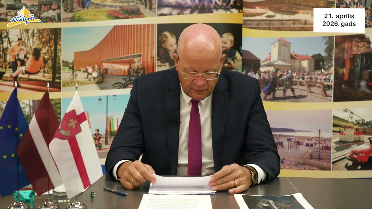 VIDEO: G.Blumbergs par Ventspils Komunālās pārvaldes aktualitātēm – 21.04.2025.