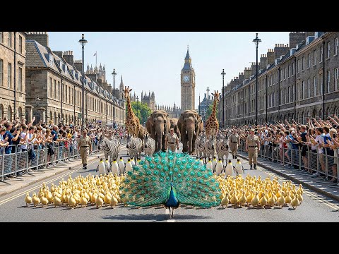 UNBELIEVABLE Real Animals Parade in LONDON 2026 | FULL EVENT • 4K HDR Street Spectacle