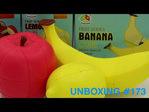 Unboxing №173 FanXin Fruit Series | Banana Cube | Lemon Cube | Apple Cube