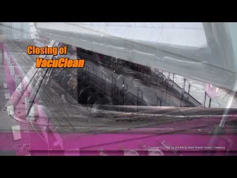 Thermal Cleaning of very long Extruder Screws in a SCHWING VacuClean System 654T