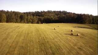 preview picture of video 'AR Drone Flight. Cartee Farming Complex. Powellsville Scioto County Ohio. Route 522'
