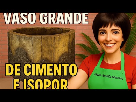 DIY - Huge vase made from trash? See the incredible result! #recycling