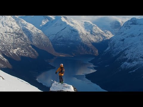 Ski touring from Loen Skylift, Stryn, Norway