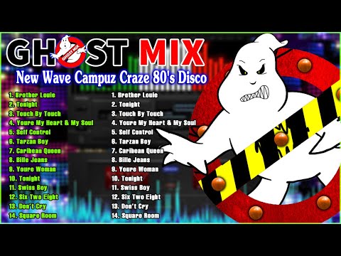New Wave Campuz Craze 80's Disco - Ghostmix 80s , MIX RECORD || Brother Louie #ghostmix #italodisco