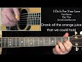 Paul Simon I Do It For Your Love | Guitar Play Thru