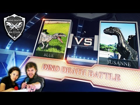 BLUE vs INDORAPTOR ◊ Dinosaur Death Battles (Jurassic World Evolution Dub)