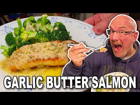 Garlic Butter Salmon - Keto Recipes - Ken's Virgin Kitchen