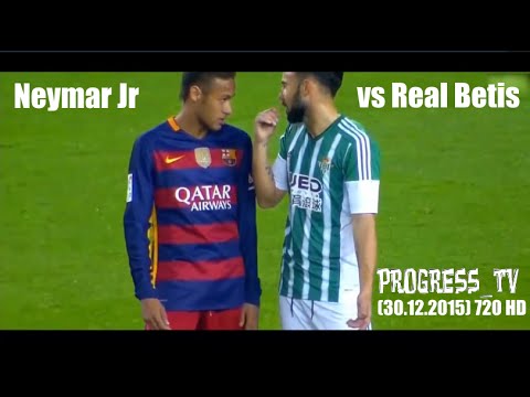 Neymar Jr vs Real Betis (30.12.2015) 720 HD