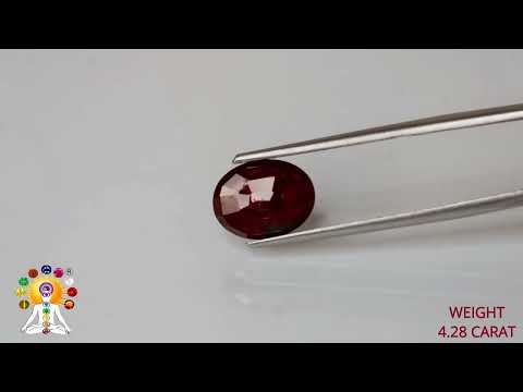 African Ruby 4.28ct. (Luxury) video