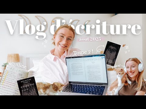 VLOG D'ÉCRITURE N°33 : Et c'est parti pour la réécriture du tome 2 ✨🌪️🖤