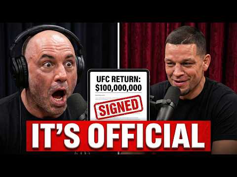 “I’M BACK FOR $100M!” — Nate Diaz STUNS Joe Rogan with Secret UFC Return Deal!