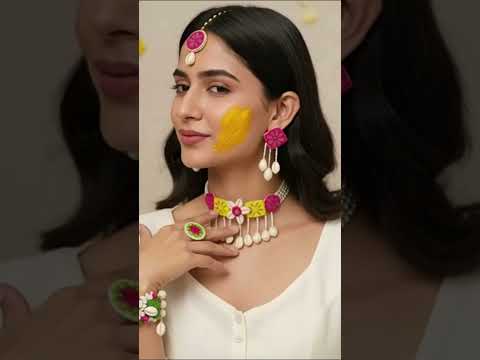 Beautiful Haldi Jewellery for Brides 2025 | Fresh Floral & Handmade Designs | Mukund Jewellers Agra