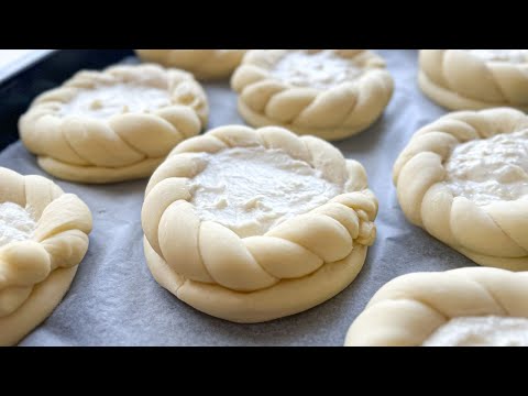Add cottage cheese to the dough and you'll be amazed by the results. Simple & delicious 🔝 4 recipes