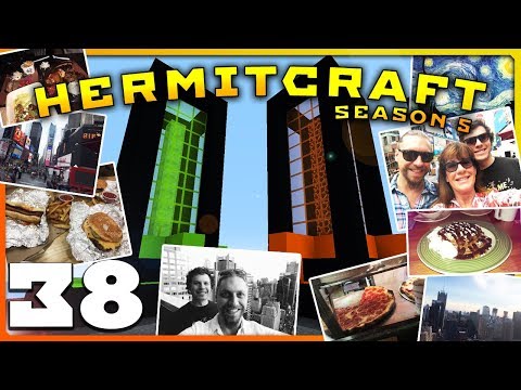 HermitCraft 5 | STORIES FROM NEW YORK CITY!! | Ep 38 || Minecraft Vanilla 1.12