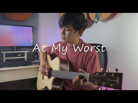 At My Worst - Pink Sweat$ | Fingerstyle Guitar Cover (Free Tab)