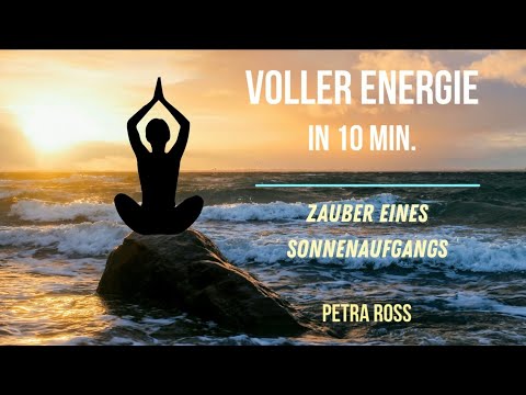 Voller Energie in 10 Min. Zauberhafter Sonnenaufgang - kraftvolles Meer