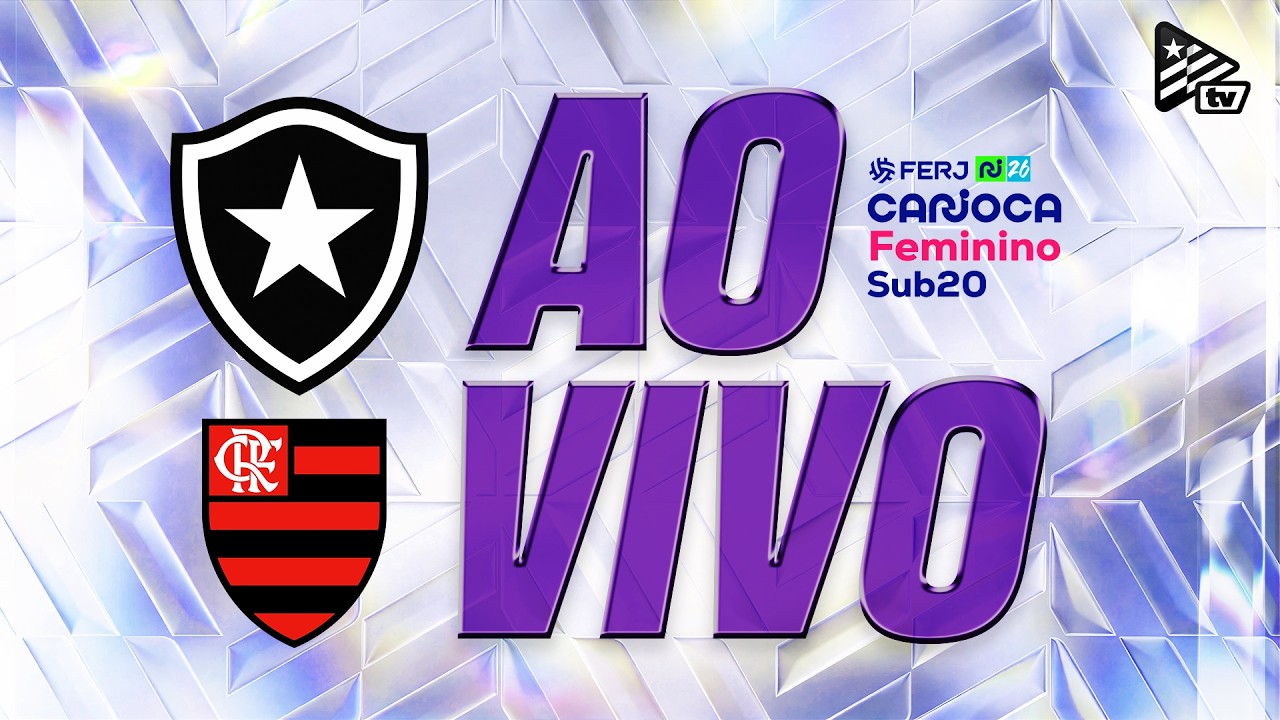 AO VIVO | Botafogo enfrenta o Flamengo pela 3ª rodada do Carioca Feminino Sub-20