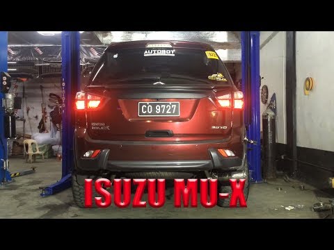 2016 Isuzu MUX turboback upper intercooler pipe air intake and oil catch can