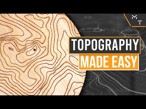 Quick & Easy Topographic / Contour Vector Maps For Laser Cutting | How to | Tutorial