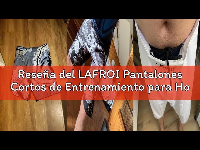 Vídeo relacionado con LAFROI Pantalones Cortos de Entrenamiento para Hombre, MMA Cross-Training, con cordón y Bolsillo (Hannya,MD)