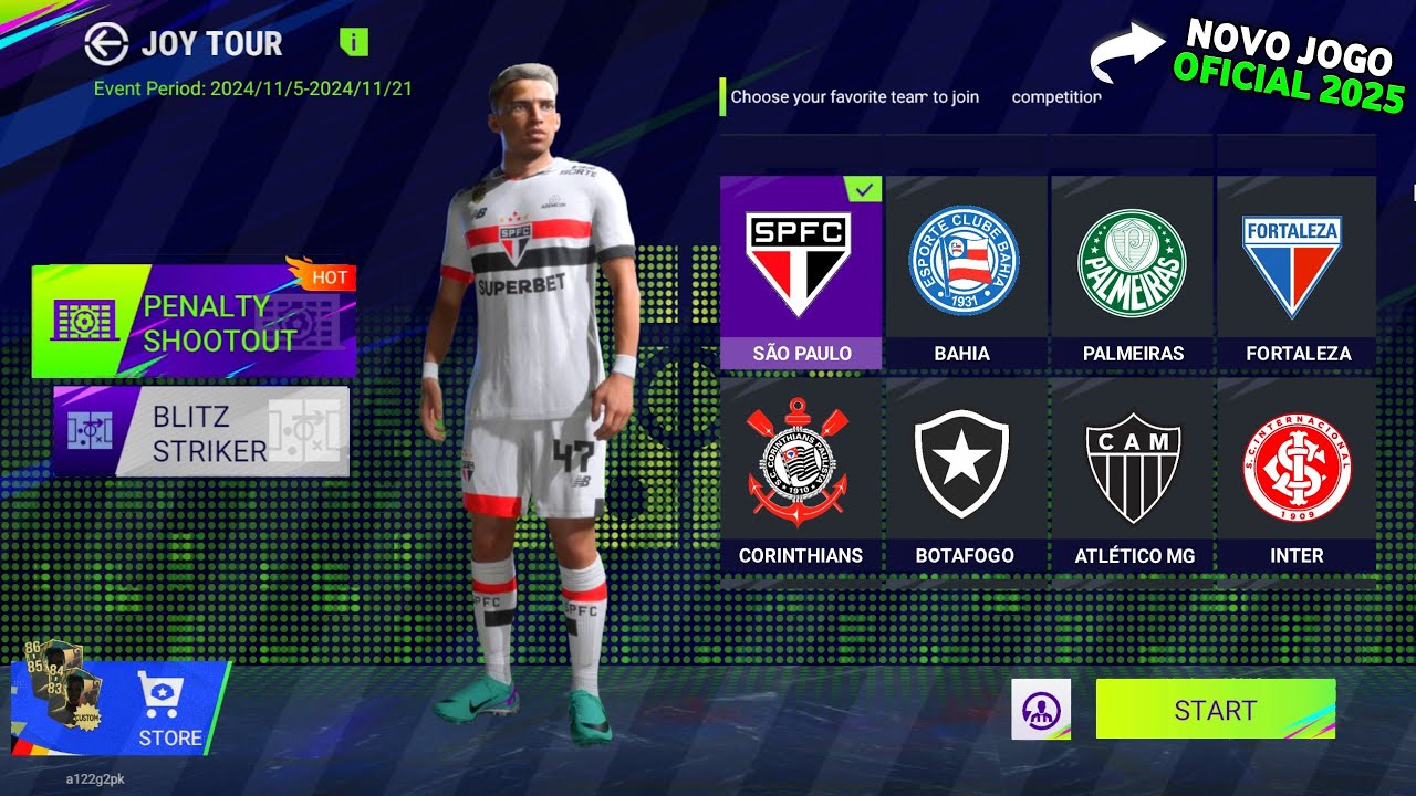 FINALMENTE! NOVO JOGO DE FUTEBOL PARA ANDROID COM GRÁFICOS ABSURDOS, NOVOS MODOS E 1v1