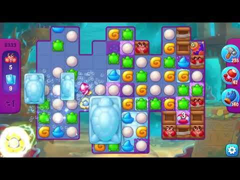 Fishdom 6333 Super Hard Level - 8 moves - NO BooSTERS
