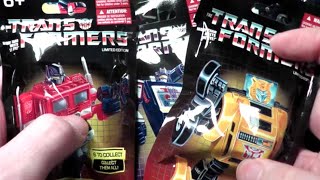 Dollar Tree G1 Transfomers Mini Figures Blind Bags (Not Really) Complete Set Review