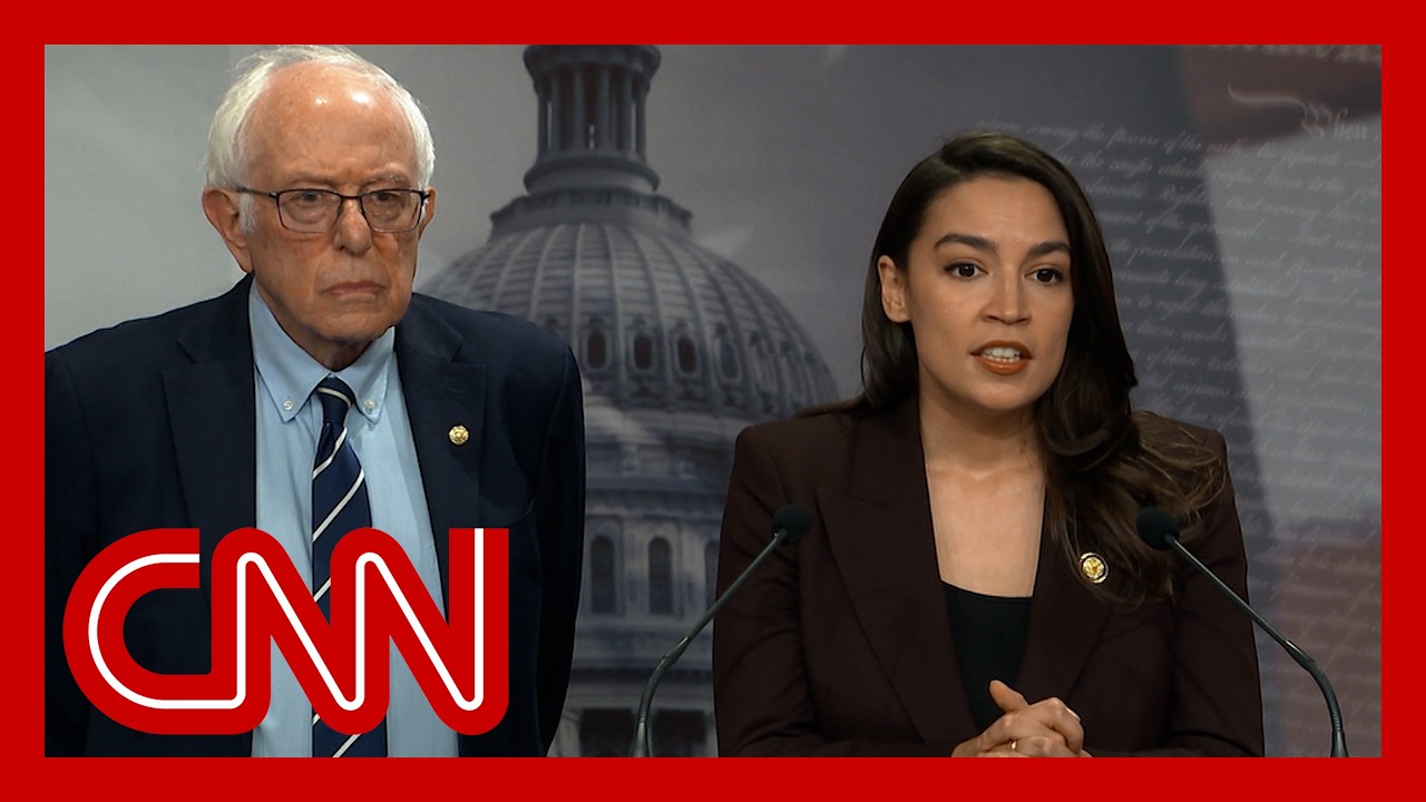 Watch live: Bernie Sanders, AOC announce AI data center moratorium bill