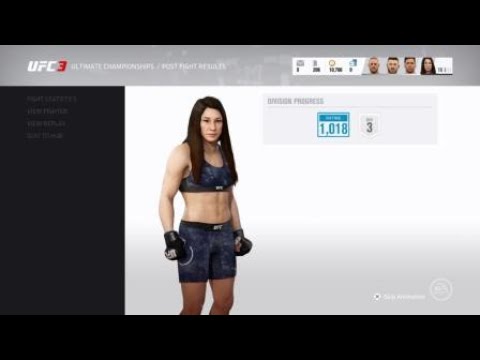 EA SPORTS™ UFC® 3 Ultimate Team Woman's Bantamweight Bout Knockout Fight HD