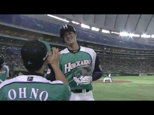 【3回裏】自身「4戦連発」!! ファイターズ・大谷 リーグ日本人トップ7号2ラン!! 2016/5/11 F-Bs