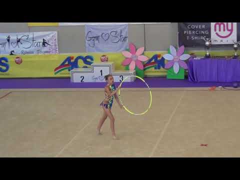 Giorgia Rodella cerchio - Nazionali AICS Lucca 2018