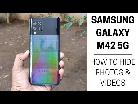 Samsung Galaxy M42 5G - How To Hide Photos And Videos In The Gallery
