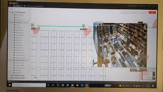Warehouse Security Camera E-Map on NVMS V3 Software