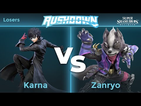 Rushdown 25 - Zanryo (Wolf) vs Karna (Joker) Losers - SSBU
