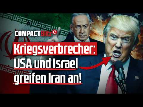 War criminals: The USA and Israel attack Iran!