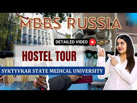 HOSTEL TOUR + ROOM TOUR | Syktyvkar State Medical University | MBBS Russia