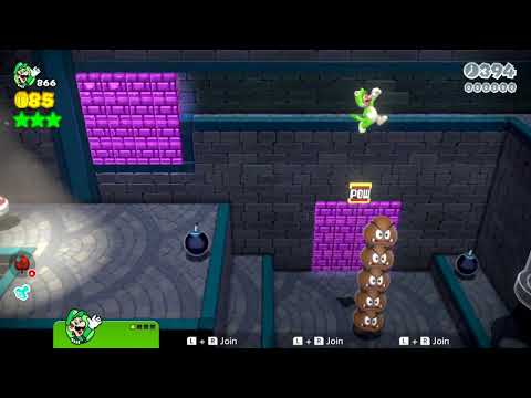 Super Mario 3D World (Switch) 5-5 Speedrun - Time: 20 (Former WR)